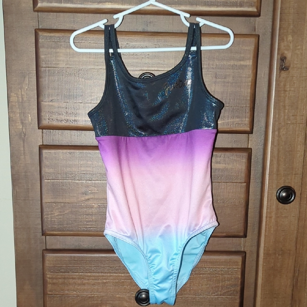 Justice Purple and White Swimsuit